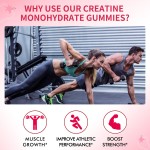 OEM Private Label Sugar-Free  Creatine Monohydrate Gummies for Pre-Workout Energy Boost