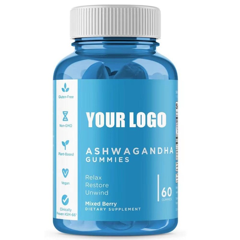 OEM/ODM Sugar-Free Ashwagandha Gummies - Stress Relief & Immune Support Supplement for Adults