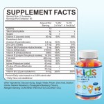 Kids DHA Multivitamin Gummies - Vegan, Pectin-Based, Gluten-Free Children's Supplement