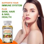 10pcs Organic Vitamin E Softgel Capsule Boost Immune Supplement Immune Boost Supplement