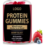 Whey Protein Gummies - Mixed Berry Flavour High Protein Per Serving No Sugar Vegetarian Convenient Whey Protein Supplement