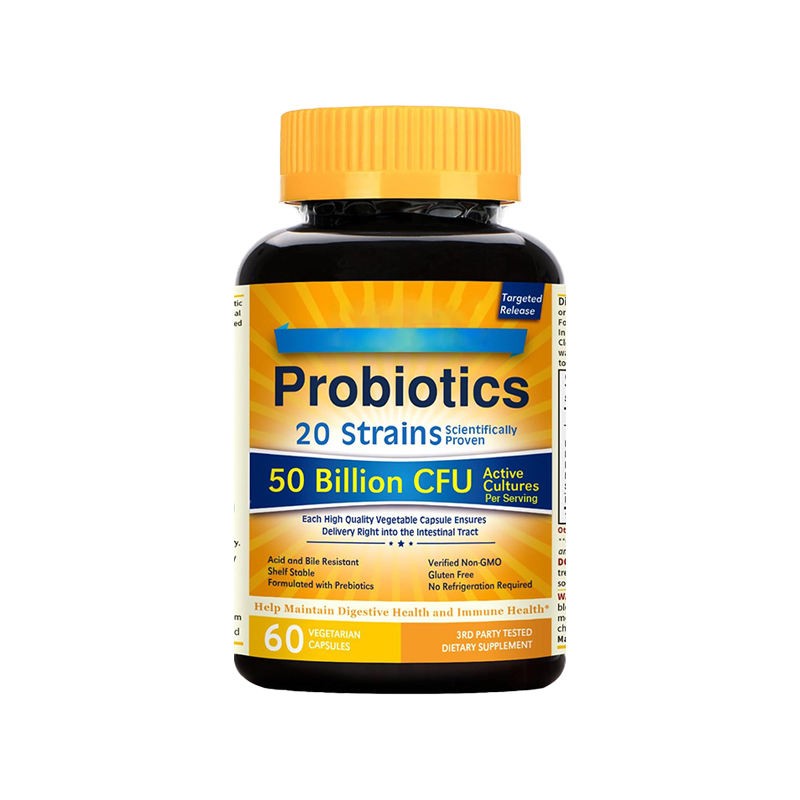 Women's Supplements Support Digestive Health Probiotic Supplements 50 Billion CFU Probiotic Capsules