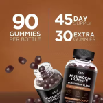 10 Mushroom Complex Gummies 2500mg - Immune Booster & Cognitive Support Supplement for Adults Daily Wellness