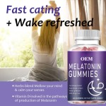 OEM Beauty Best Price Supplement to Promote Sleep Gummy Good Sleep Product Melatonin Gummy