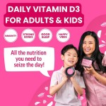 Adults & Children's Vitamin D3 1600IU Vegetarian Gummy Supplement Dosage Form Gummy Candy Available for Sale