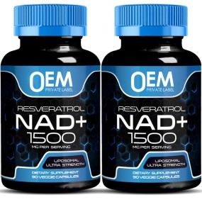 NAD+与白藜芦醇胶囊-脂质体超强度细胞能量和健康衰老