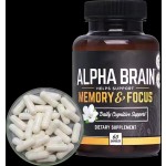 2025 Hot sale Alpha GPC Brain Supplement Nootropics Capsules L-Theanine Bacopa for Adults Improve Memory Focus Concentration