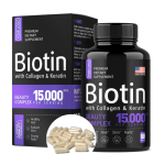 OEM/ODM Premium Biotin Capsules for Hair, Skin & Nail Care - Herbal Collagen Supplement Pills
