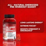 Creatine Monohydrate Gummies - Fast-Dissolving Pre-Workout Muscle Fuel with Electrolyte Synergy