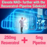 Premium NAD+ Booster Gummies with NR, Resveratrol & NAM - Cellular Energy Activator, Anti-Aging Support Sugar Free for Adults