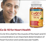 OEM Custom Logo CoQ10 Gummies - Ubiquinol Coenzyme Q10 for Heart Health & Energy Boost