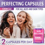 High-PotencySkin Whitening Capsules - Collagen-Infused, Full-Body Brightening for Daily Skincare