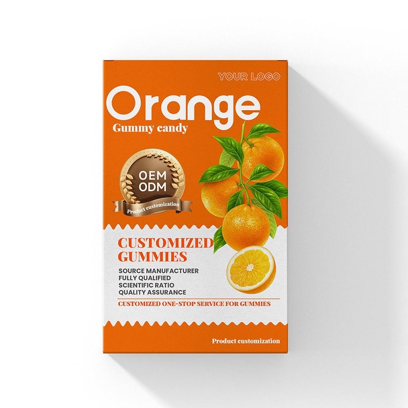 Wholesale Orange Vitamin C Gummy Sugar-Free Fast Food for Nail Hair Care Skin Care for Adults Teenagers Newborns Pregnant Women)