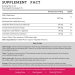Organic Silymarin Extract Liquid Drop Supplement with Dandelion and Artichoke Supports Repair of Liver Health