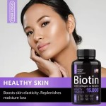Private Label Biotin Keratin Collagen Pills Organic Biotin Capsules for Hair Skin and Nails Vitamins Biotin Supplement