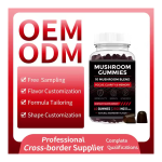 OEM 10x Potent Mushroom Complex Gummies for Adults - Effective Beauty Supplement with Lions Mane and Enzyme Rich Formula