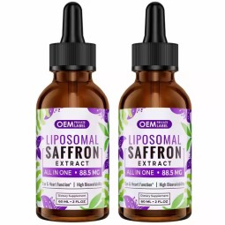 Liposomal Turmeric Extract Drops Supplement Oral Liquid Ashwagandha Curcumin Magnesium Zinc Mood Energy