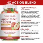 Apple Cider Vinegar Gummy Vitamins Support Digestive Health Detox and Cleansing Weight Management