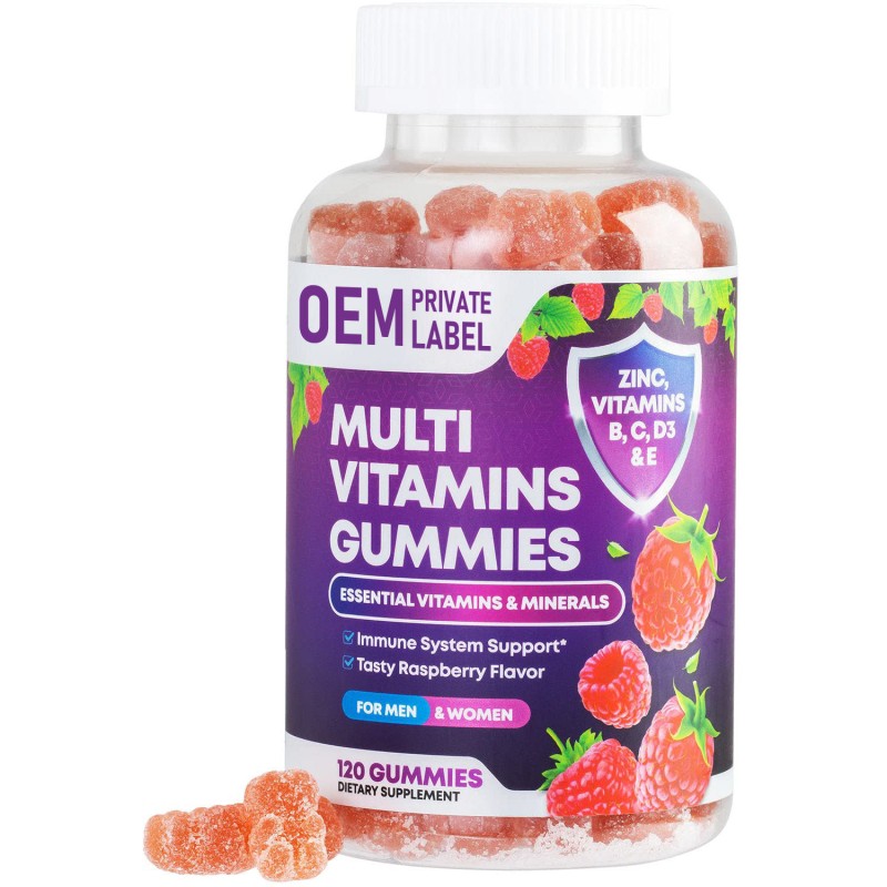Premium Women's Multivitamin Gummies with Calcium, Vitamins C, D3, E, K, B12, Iron, and Minerals for Skin and Hair Health