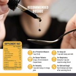 Organic Black Seed Oil Liquid Drops - Cold-Pressed Immune Support Supplement, Natural Wellness Booster