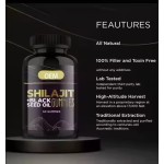 Private Labels Sugar Free Black Seed Oil 3 in 1 Pure Himalayan Shilajit Resin Extract Gummies with Ashwagandha