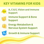 Children's Multivitamin Gummy Supports Immune Sodium Vitamin a Multivitamin Replenish Energy Bone Skin Support