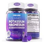 OEM Sugar-Free Sleep Gummies Supplement with Vitamin C, B6, B12, Potassium Citrate, and Magnesium Glycinate - Melatonin-Free