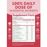 ODM Women Multivitamin Gummies for Energy Metabolism with 100% Daily Value of 16 Essential Vitamins and Minerals