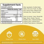 Fish Liver Oil Soft Candy Gummy Supplement to Improve Brain Cognition Eyes Skin Bones Health Antioxidant