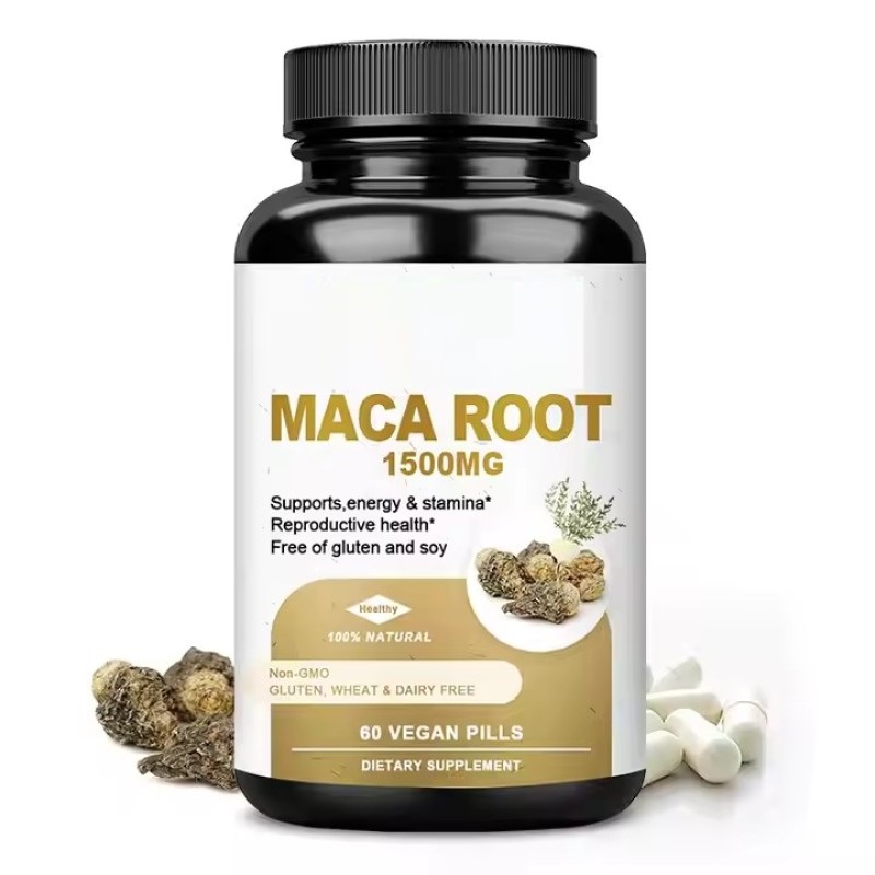 Organic Maca Root Extract Pills 60 Tablets Maca Capsules Men's Health Products Improve Male Power Capsules