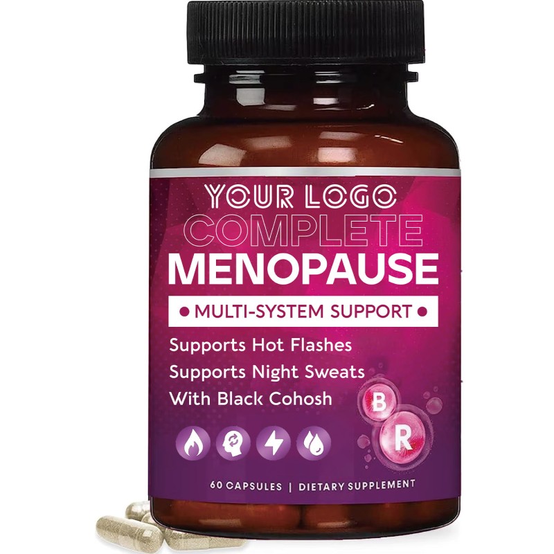 Natural Dong Quai Root Menopause Capsules: Hormone Balance, Hot Flash Relief & Mood Support Supplement for Menopausal Women