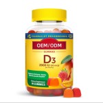 Vitamin D3 Gummies Sugar Free Vitamins Supplement Gummy Vegan Biotin Vitamins for Women & Men Supports Multivitamin