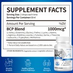 BPC  Amino Acid Capsules - Gluten & Dairy Free, Muscle Strength Support for Daily Workouts