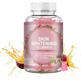OEM Skin Whitening Gummy L-Glutathione Hyaluronic Acid Gummy Collagen Gummy Skin Nail and Hair Care