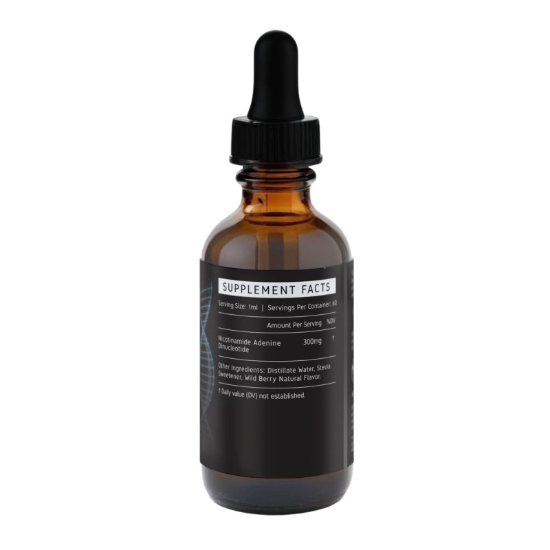 Liposomal NAD+ Drops with Resveratrol - Pharmaceutical-Grade Cellular Rejuvenation & Sirtuin Pathway Activator