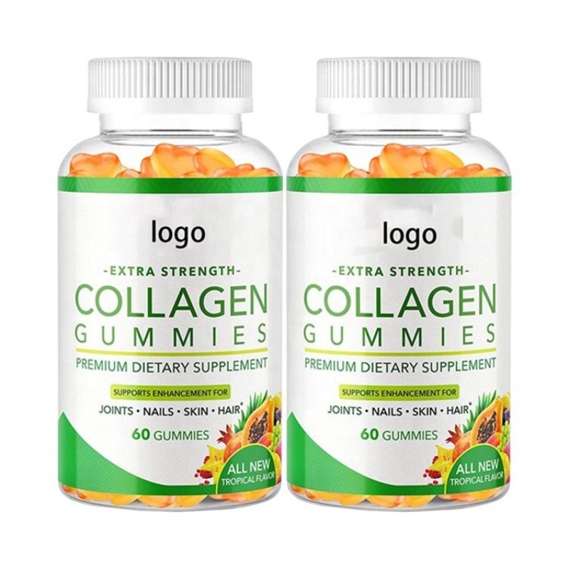 Extra Strength Collagen Biotin Glutathione Gummies for Anti-Aging Skin Nails Hair Improvement Vegan Supplement Adults 35+