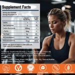 Premium Creatine Monohydrate Gummies 5000mg with Orange Flavor for Muscle Strength and Energy Boost