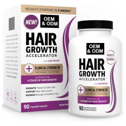 OEM ODM Hair Growth Capsules with Biotin and Keratin for Stronger Hair and Nail Support 60 Capsules