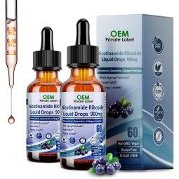 OEM NAD+ Supplements with Nicotinamide Riboside, Resveratrol, Collagen & Biotin for Anti-Aging, Skin Health & Energy Boost