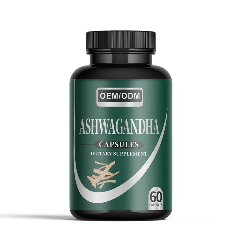 Organic Ashwagandha Capsules - Stress Relief & Mood Calm, Boost Energy & Improve Sleep