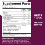 Beet CoQ10 Grape Seed Extract Soft Chews Dietary Supplement - Heart Health Energy Support for Adults & Seniors