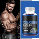 Creatine Monohydrate Gummies - Fast-Dissolving Pre-Workout Muscle Fuel with Electrolyte Synergy