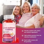 Supply Liver Support Milk Thistle Gummy for Digestion and Cleansing Liver Detox Gummy Clean up the Liver Vegan