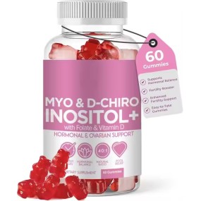 Vitamin Myo Inositol Inositol Gummies Supplement Supports Hormonal Balance, Inositol Gummies for Daily Wellness