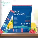 All-in-1 Raspberry Calm Magnesium Glycinate Drink Mix Powder Vitamins Supplement for Relaxation Effervescent Formula