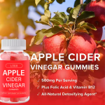 Apple Cider Vinegar Gummies with Pomegranate & Beet Root - Detox, Weight Control, Immune Support, Energy Booster for Adults