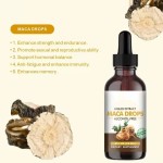 Natural Plant Herbal Extracts to Enhance Men's Endurance and Energy to Improve Sex Oral Liquid Maca Root Drops