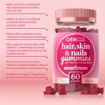 Private Label Vegan Collagen Gummies with Biotin & Vitamins for Hair, Skin, and Nails