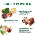 Organic Detox Powder with Immune Enhancer Rich in Antioxidants Superfood for Adults Vegan Herbal Extract for Intestinal Health
