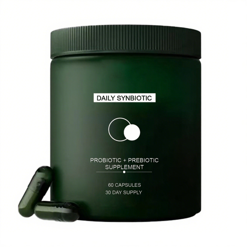 Synbiotic 2-in-1 Probiotic and Prebiotic Capsules for Immune Support and Skin Health 60 Caps OEM OBM Factory Supply
